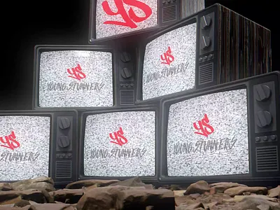 YoungStunners | Branding branding graphic design logo music personalbranding posters typo