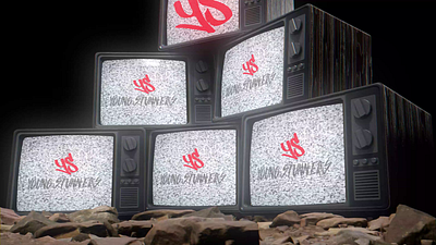 YoungStunners | Branding branding graphic design logo music personalbranding posters typo