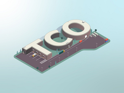 Total Cost of Ownership illustration illustration isometric illustration logistics supply chain vector warehouse