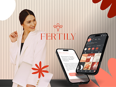 Fertily branding corporate identity graphic design social media website
