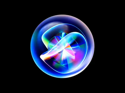 Sphere For AI Assistant with Voice Interaction 3d animation ai ai app ai assistant ai chat animation artificial intelligence assistant chatbot chatgpt interaction design mobile orb siri sound sound design sphere ui animation voice voice interaction