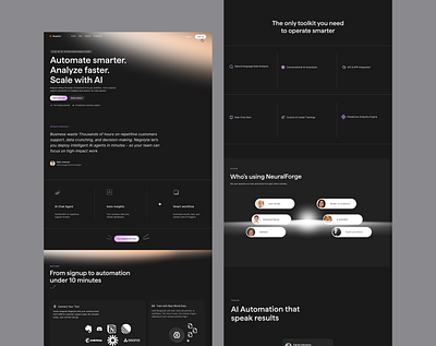 Negolyte - AI Automation website ai branding design graphic design illustration product design ux website