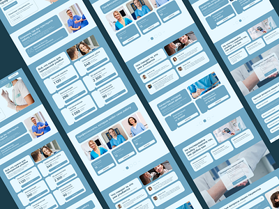 Dental Clinic Landing Page / 1 cleanui clinic dental design healthcaredesign landingpage