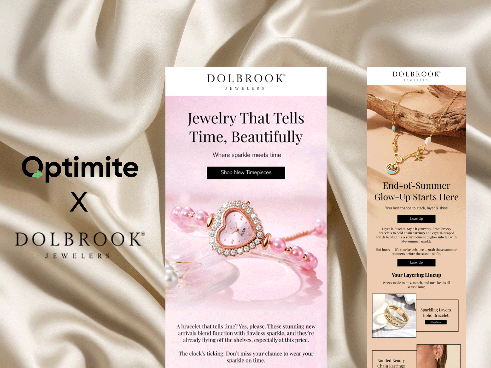 Luxury Email Designs for a Fashion & Accessories Brand email designs email marketing email marketing design email template email template design emails figma graphic design klaviyo responsive designs ui uiux