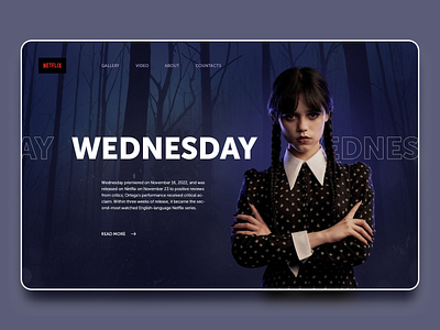 Wednesday — Dark Aesthetic Concept atmosphere concept film gothic mystery wednesday