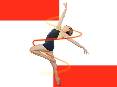 Rhythm in Motion – Dancing Girl Photoshop Art ancing girl artistic movement character design concept art dance art digital painting expressive pose illustration motion art photoshop rhythm vibrant design