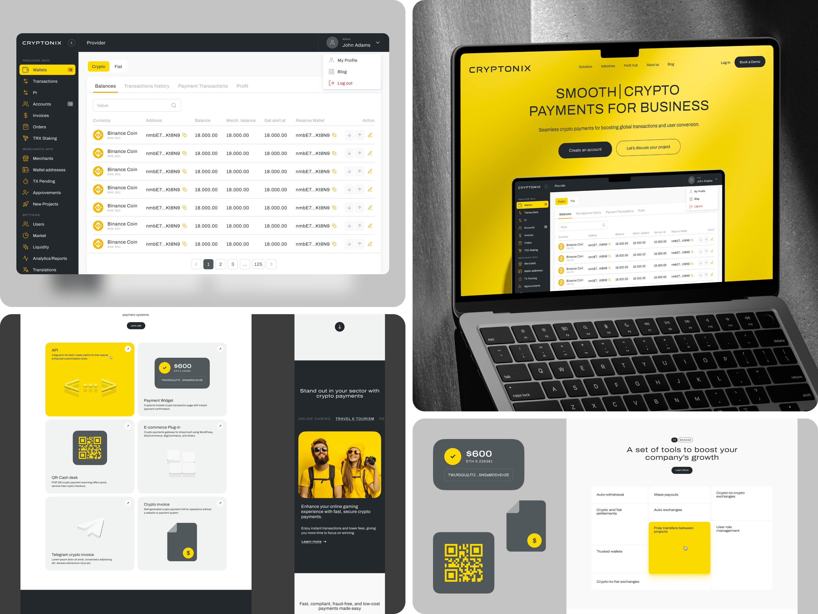 Example of Saas Website Design