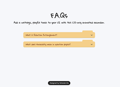 Fun & Funky School Notebook Accordion animation graphic design ui