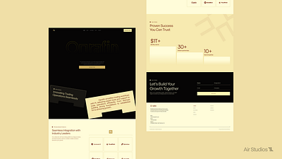 Website Revamp by Air Studios ai animation branding dark landing page logo revamp saas ui ux