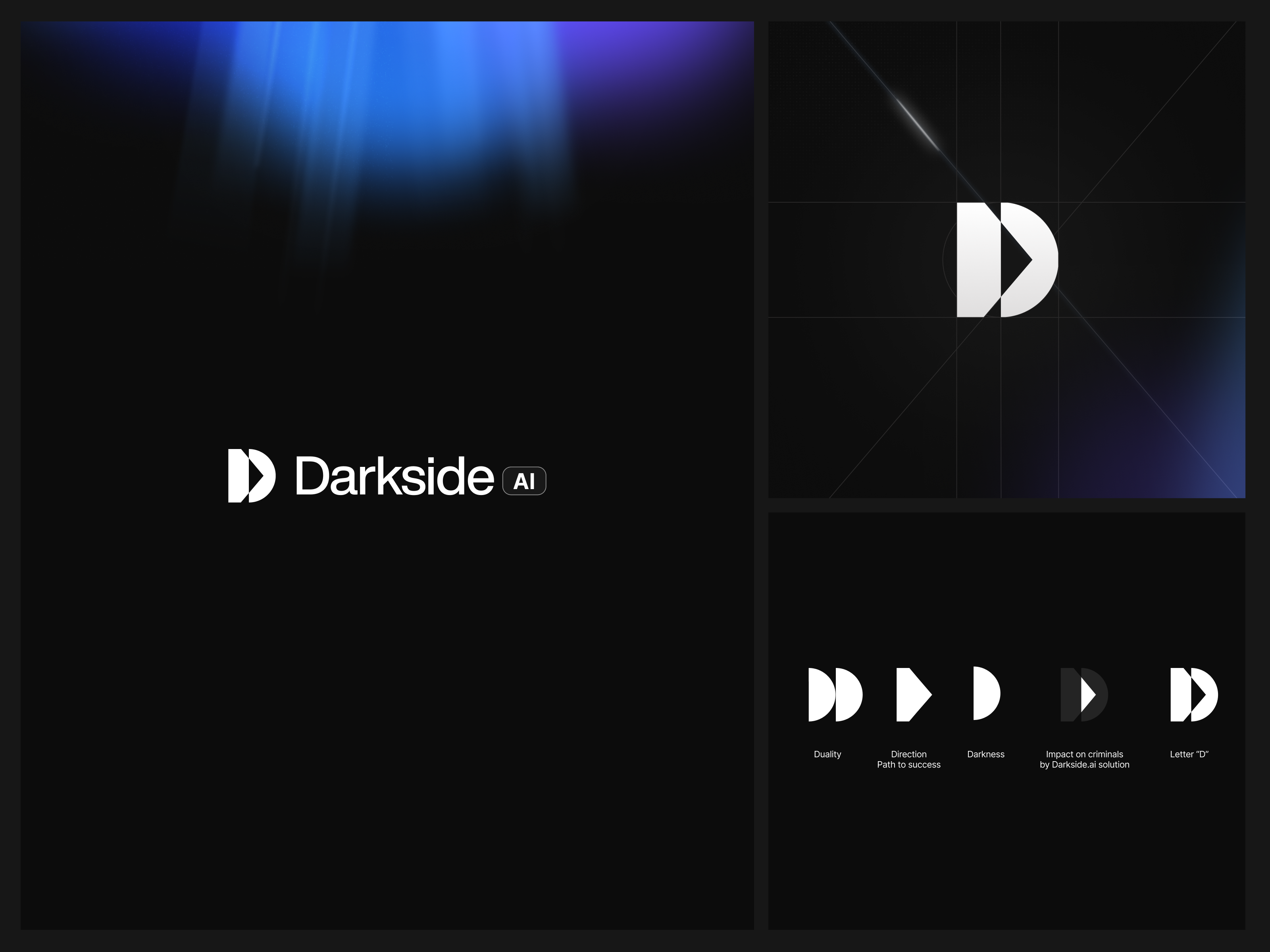 Example of Branding concept for AI Security company