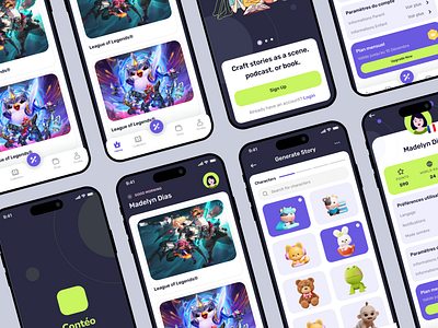 A digital playground for little storytellers | UI design figma homepage ui ui design uiux uiux design uiux designing ux ux design welldux