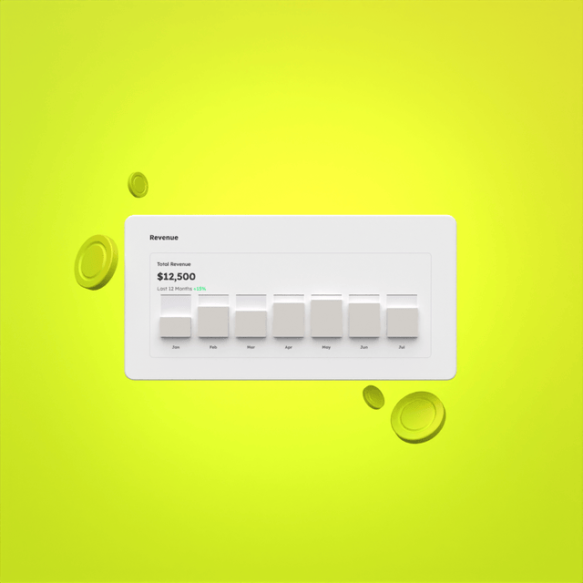 Dashboard cards 3d animatedgif animation blender dashboard gif loop motion graphics motiongraphics ui