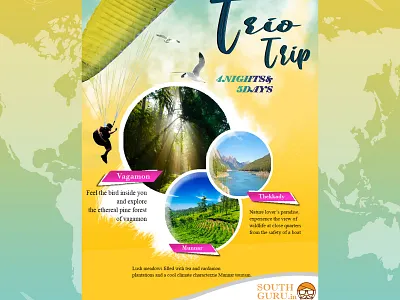 Travel Social Media Brochure animation branding graphic design logo motion graphics typography ui ux vector