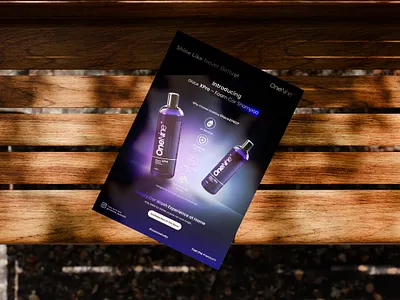 Onenine Autocare A3 poster Design 3d animation branding graphic design logo motion graphics ui