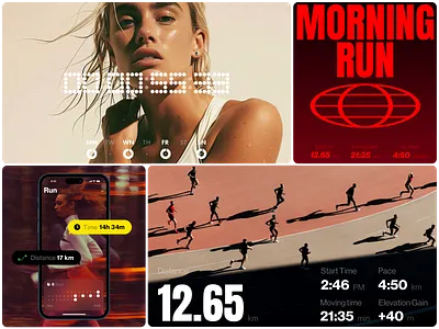 Run iOS app ai branding dashboard homepage interface ios iphone mobile news os ui