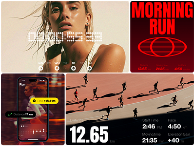 Run iOS app ai branding dashboard homepage interface ios iphone mobile news os ui