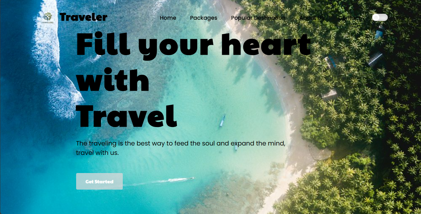 Travel Website UI figma logo portfolio travel ui ux visual studio code website