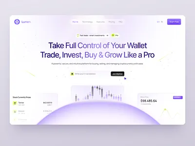 UI-UX for Cryptocurrency Trading design interface product service startup ui ux web website