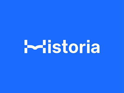 Historia book book logo branding education education logo learning lettermark logo monogram school logo student teacher wordmak