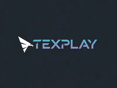 Modern E-Sports Logo Design for ‘Texplay’ – Futuristic Wordmark branding design graphic design illustration logo logo design typography ui ux vector