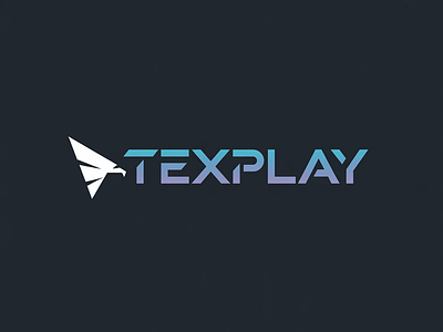 Modern E-Sports Logo Design for ‘Texplay’ – Futuristic Wordmark branding design graphic design illustration logo logo design typography ui ux vector