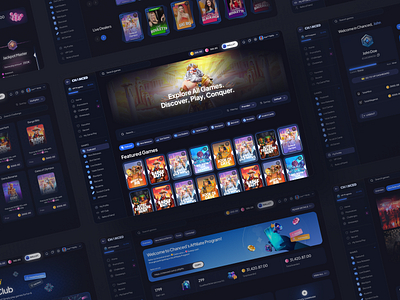 🎰 Chanced - Social Casino Platform bet betting bookmaker casino platform dashboard gambling game game design gaming jackpot landing page lottery machine fun online casino online game poker saas slots spin spin and win