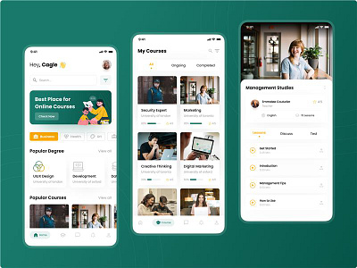 📚 EduMate – Your Pocket Learning Partner appdesign branding creativedesign design figma illustration moderndesign prototype ui ux