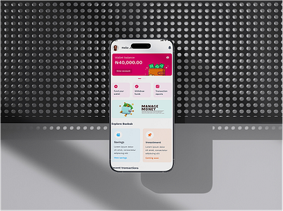 Mobile Fintech app fintech graphic design interface mobile app ui