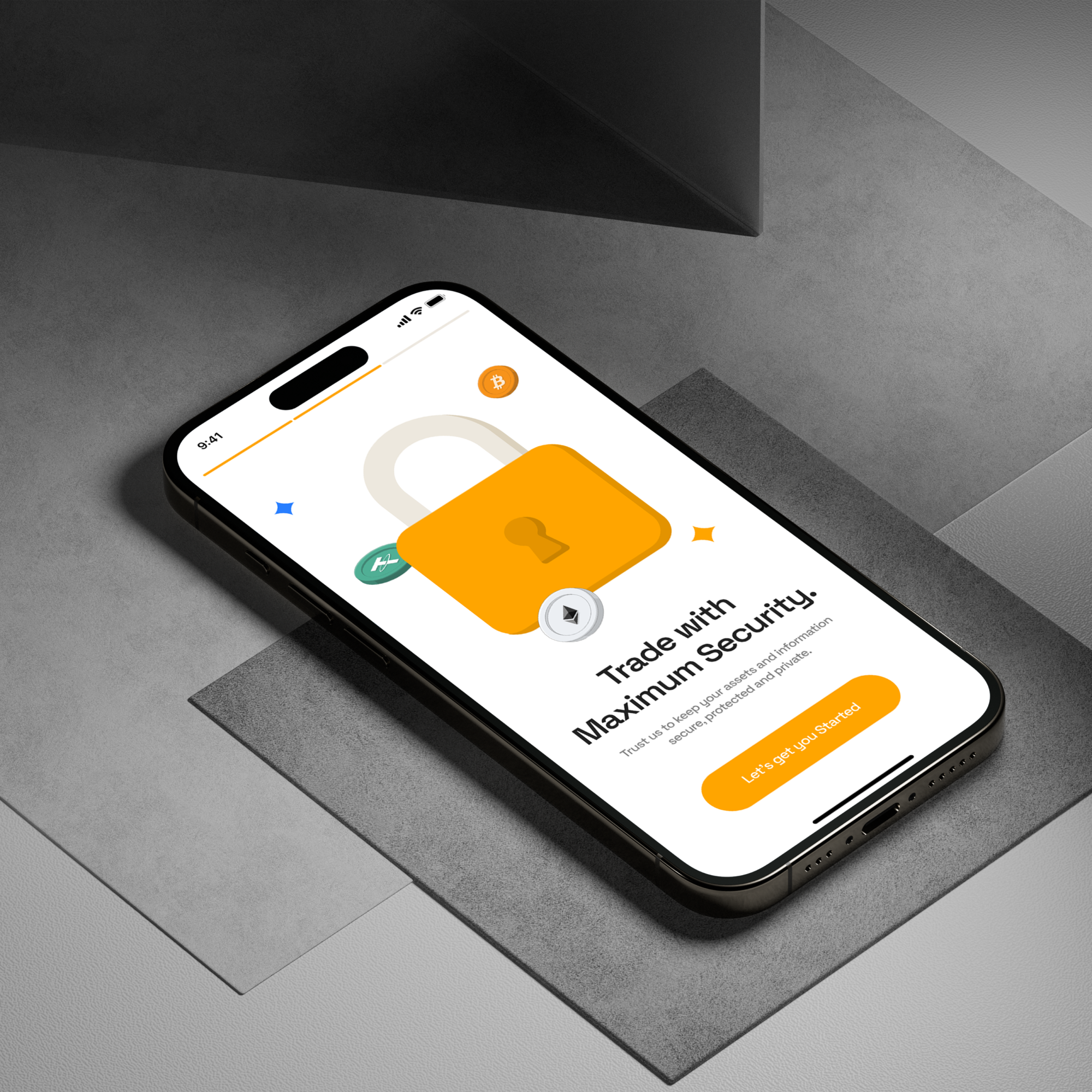 Fintech Illustration & UI Project illustration mobile app design onboarding screens product design ui uiux design web design