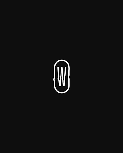 Logo for WODA GALLERY logo logodesign logotype minimal