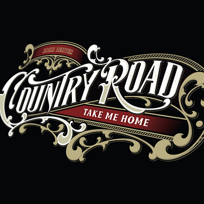 Country Road available bar barbershop barbershoplogo branding commission design graphic design handdrawn handlettering illustration lettering logo tattoologo tattooshop victorian victoriandesign victorianstyle vintage vintagelogo