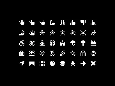 8-bit 8bit cute gamedesign iconography icons iconset minimal monochrome pixel pixel art pixelart pixelicons retro tinyicons