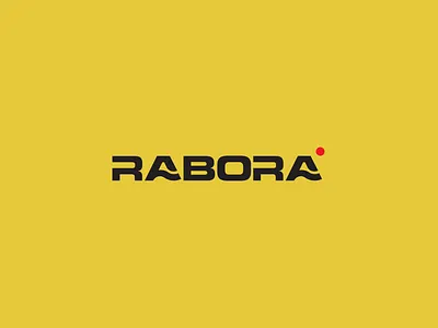 Rabora wordmark design brand identity branding design graphic design logo logodesign logotype typeface wordmark
