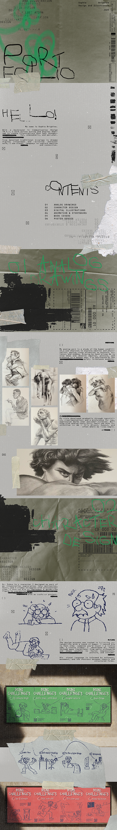 Portfolio Design & Illustration animation art book cover design graphic design illustration portfolio poster design typography