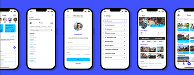 Findio Travelmate App app design figma friend mate mobile search travel trip ui ux web