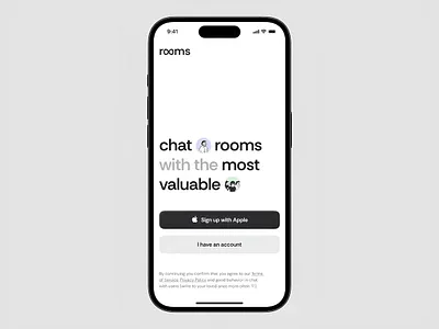 Minimal Chat Room UI — Remake ui ux