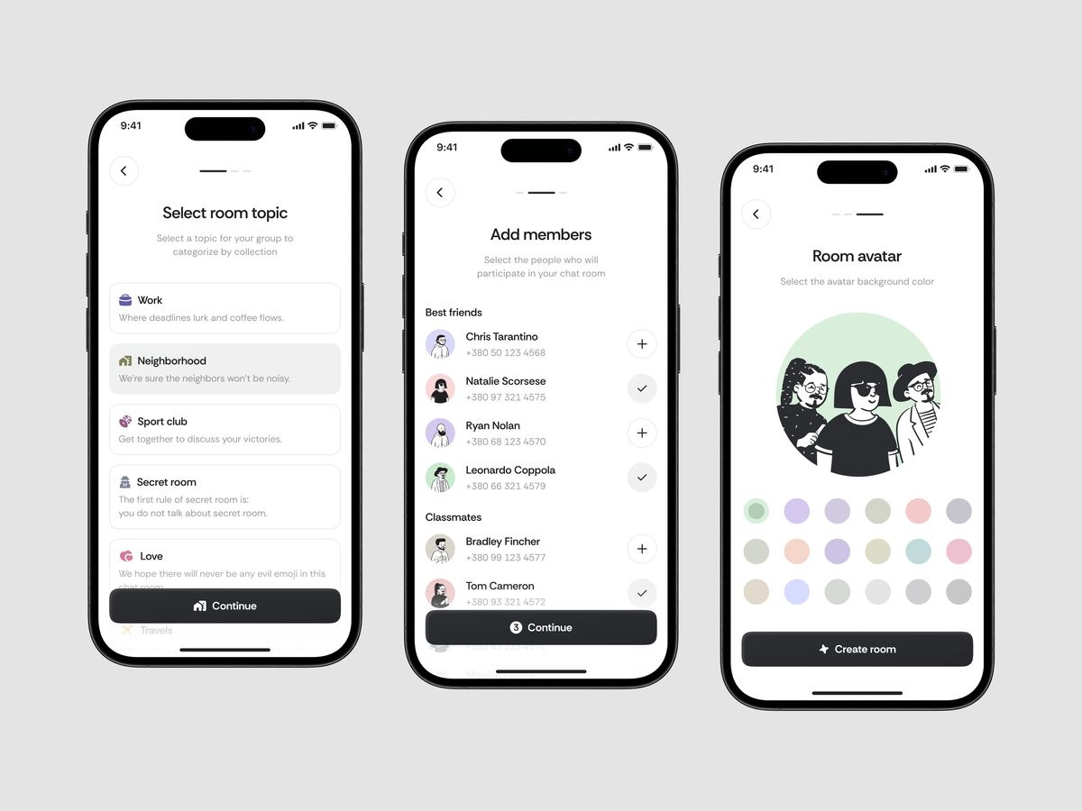 Example of Modern Web App UI Design (Full UI)