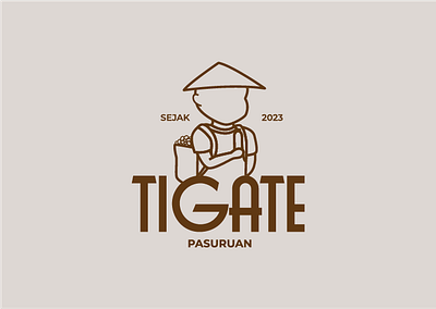 TIGATE - Brand of Coffee Drinks branding graphic design logo