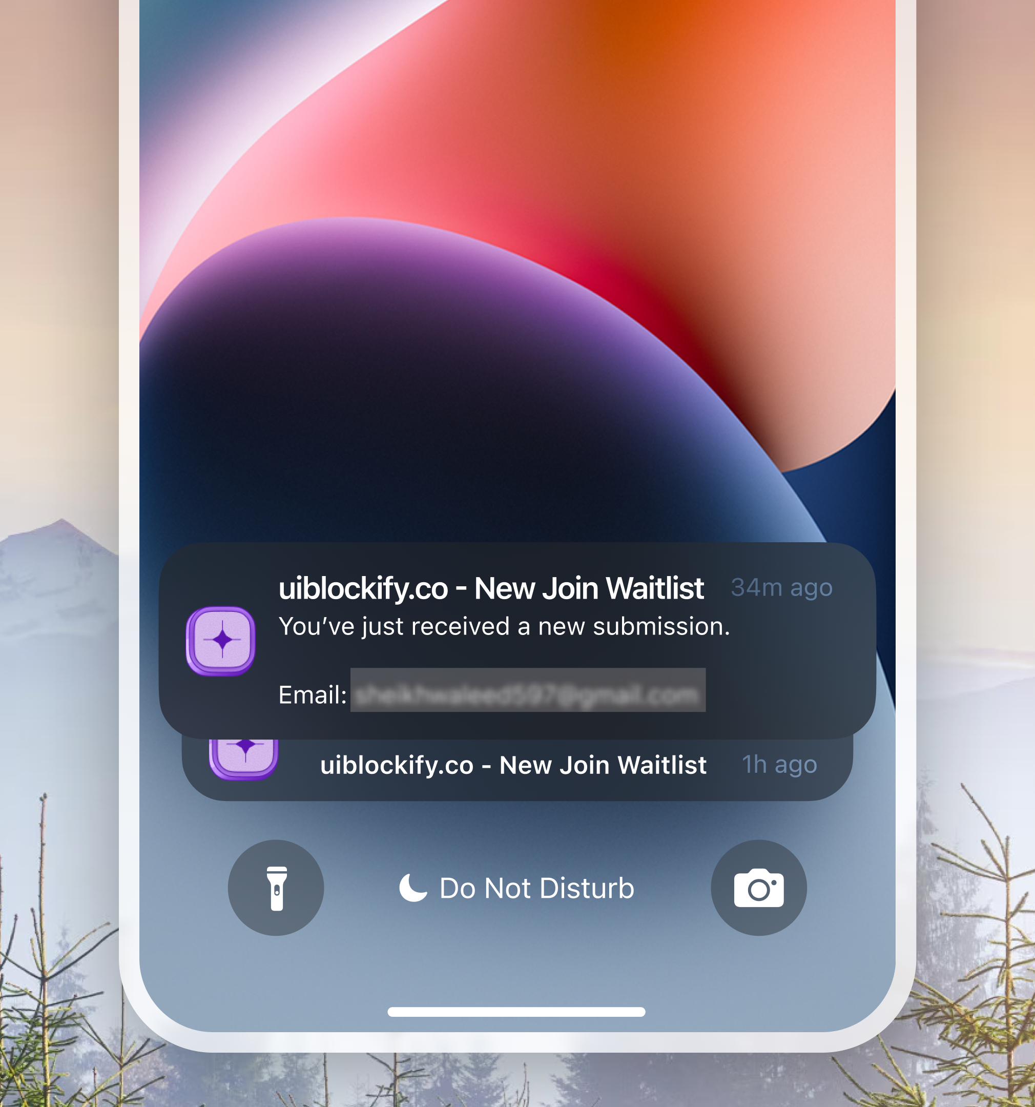 uiblockify.co - Join waitlist components copy to figma figma figma design graphic design iphone join landing notify ready to use saas section ui uiblockify waitlist website