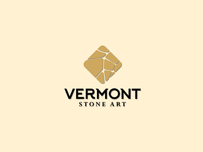 Vermont Stone Art trendy professional logo