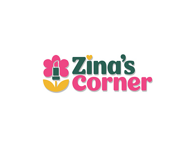 Zina's Corner Beauty Brand visual identity for beauty brand