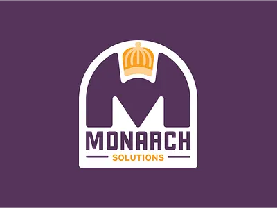 Monarch Solutions Branding branding crown gold logo monarch public affairs purple