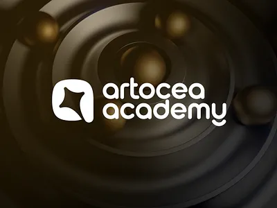 artocea academy logo academy artocea branding clean creative creativity design academy designcourse designschool education educationdesign futureofdesign learningplatform logo logo design study ui uiux ux uxeducation