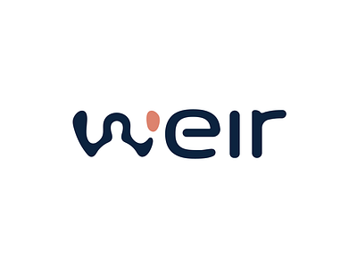Identity Design - weir ai branding brandmark human identity identity design lettering logo logo design logotype minimalist mirror protection reputation tech technology type design typography wordmark