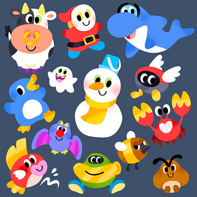 Mario Kart World cute illustration illustrator mario mario kart nintendo switch