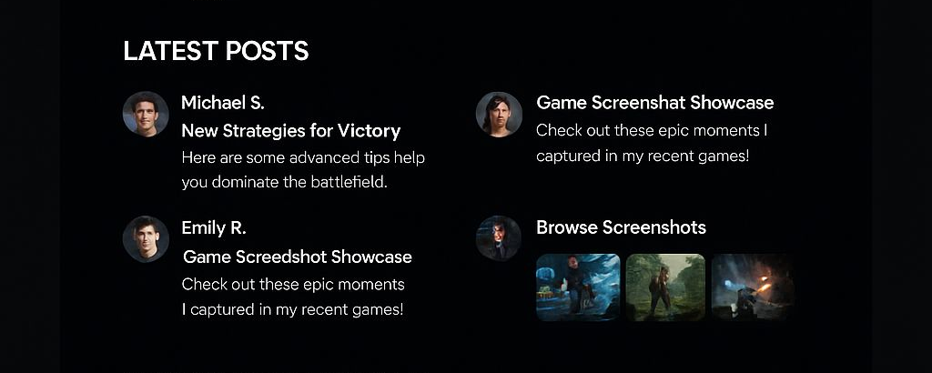 Example of High Converting Gaming Website Design 