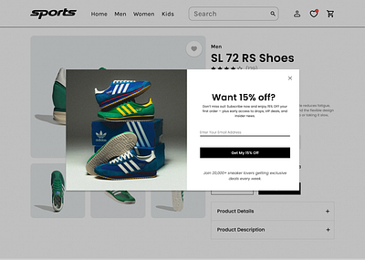 Offer Overlay dailyui deisgn design e commerce figma illustration ui uiux webdev