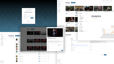 Media Admin 2025 admin dashboard media ui video