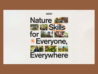 Empowering Nature Learning for All accessible design bold messaging brand communication cause marketing community message eco design education poster grid layout inclusive branding learning visuals lifestyle branding mission branding nature skills nonprofit branding organic tone real photography social campaign sustainability focus typography visual identity