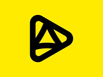 A + Play Logo (Unused) branding creative logo design graphic design illustration letter a logo logo logo design media logo minimal logo modern logo play play icon logo play logo player logo ui video play logo